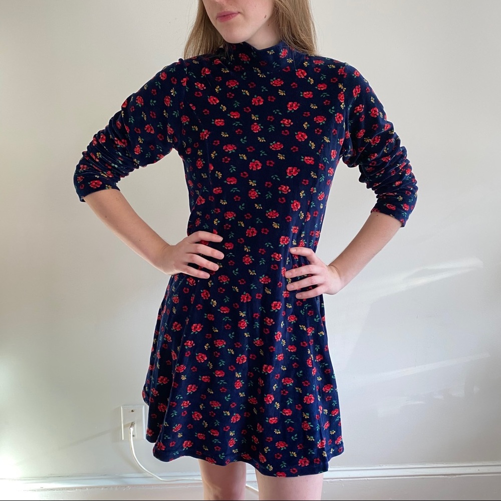 The Rugged Bear Floral Long Sleeve Dress